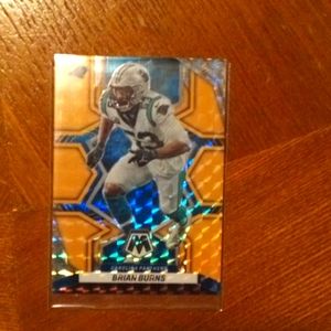 Brian Burns orange mosaic 23/25 beautiful card